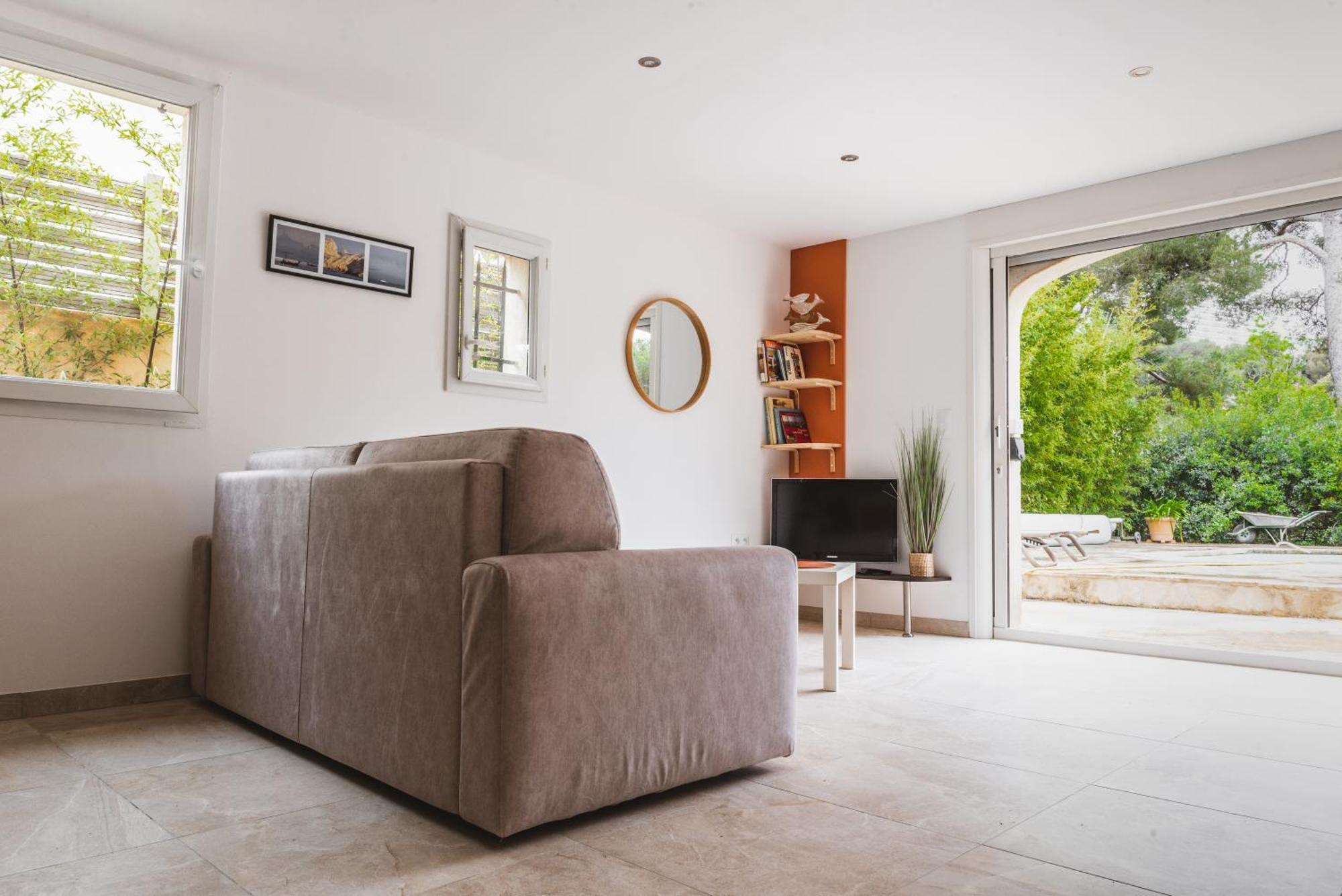 Superbe T2 Dans Villa Entre Calanques Et Colline มาร์กเซย ภายนอก รูปภาพ